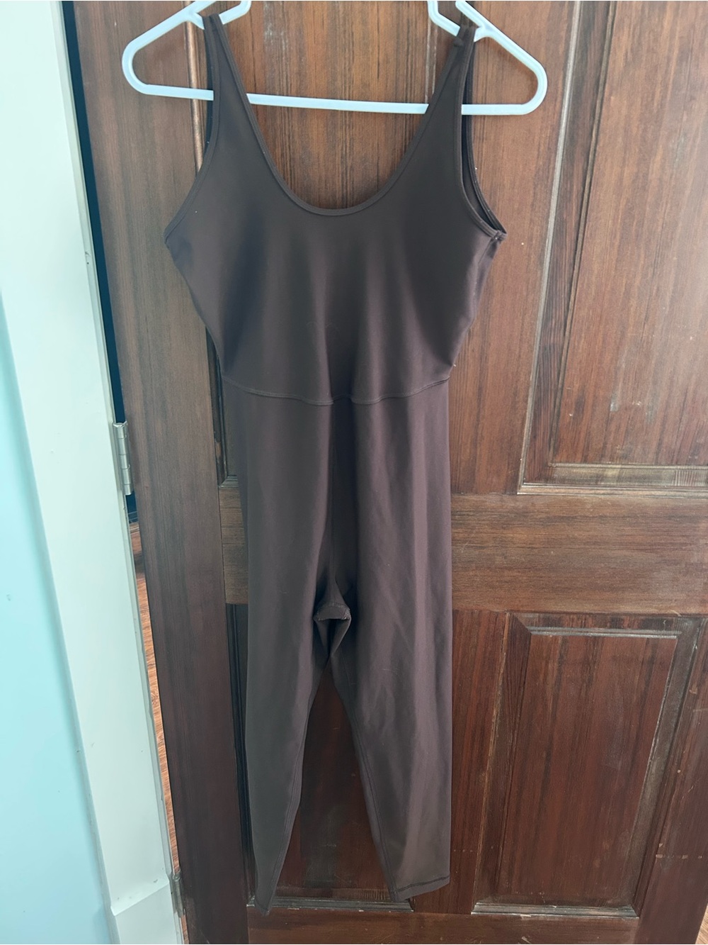 Old Navy Brown Sleeveless Scoop-Neck Jumpsuit